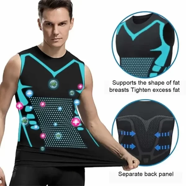 TUNI Control-Chemise de compression ionique pour hommes – Image 6